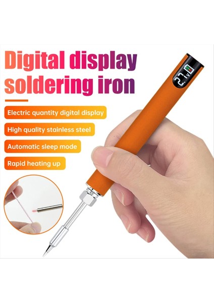 Kablosuz Şarj Elektrikli Lehimleme Demir Lehim Ayarlanabilir Voltaj ve Taşınabilir Hızlı Şarj Onarım Kaynak Araçları B (Yurt Dışından) fiyatları