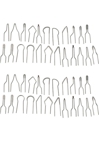 46PCS Metal Yüksek Empedans Aksesuarları Ahşap Yanan Taşınabilir Isıtma Tel Değer Oyma Mini Pirografik Uç Kit (Yurt Dışından)