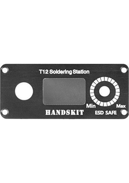 Handsigit T12 Lehimleme Demir Alüminyum Alaşım Kılıfı Lehekleme Istasyonu Alüminyum Siyah Kabuk (Yurt Dışından) modelleri