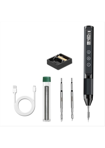 X210 USB Lehimleme Demir Ayarlanabilir Sıcaklık Akıllı Elektrik 30W Hızlı Isı Taşınabilir Dijital Kaynak Istasyonu Kiti Onarım (Yurt Dışından)
