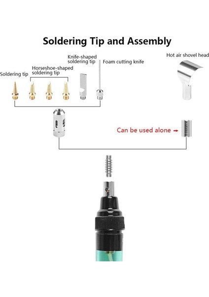 Gaz Lehimleme Demir Seti MT-100 Pnömatik Lo Iron 3-1-1 Kalı Çok Fonksiyonlu Gaz Lehimleme Demir (Yurt Dışından) fırsatları