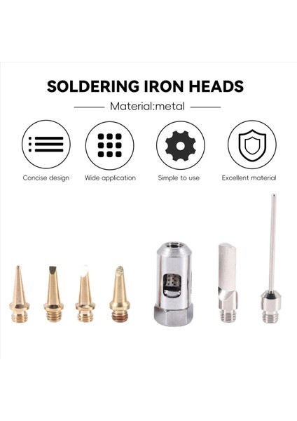 6 Pcs Flame Bütan Gaz Lehimleri Uçları+Meme Bütan Gazı Lehim MT-100 HT-1937 Bütan Gazı Lehimleme Demir Kiti Kaynak Set Teşhal Kalem Araçları Lehim Için (Yurt Dışından) fırsatları