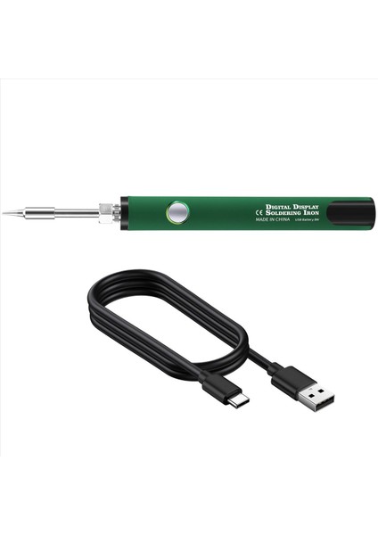 510 Iplik Mini Lehimleme Demir Kiti 3 Şaraplı Ayarlanabilir Voltaj Havalandırma Demir Ipucu 650MAH USB Şarj Edilebilir Yeşil (Yurt Dışından) fiyatları