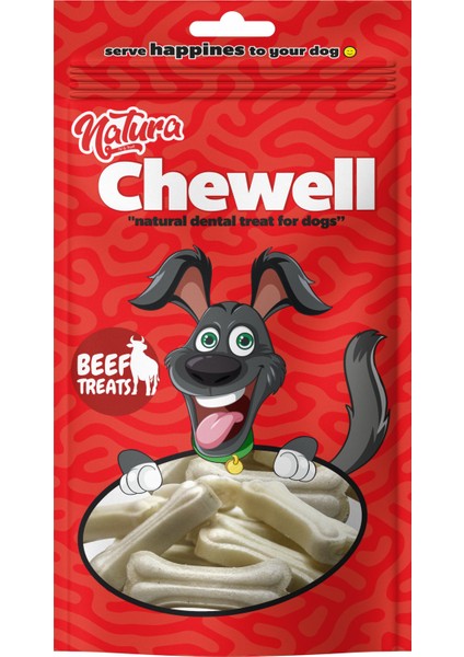 Natura Chewell Healty Dental Bones Beyaz Pres Kemik 5cm 12LI 90GR