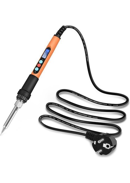 Ayarlanabilir Sabit Sıcaklıkta Elektrikli Lehimleme Demir Dijital Ekran Elektrikli Lehimleme Demir (Ab Fişi) (Yurt Dışından)