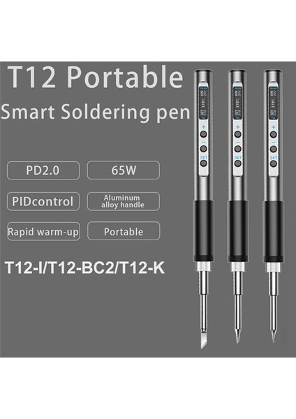 PTS100 T12 65W Elektrikli Lehimleme Demir OLED Ekran Kaynak Kalemi Hızlı Eritme Teneke Kaynak Aracı Elde (Yurt Dışından) modelleri