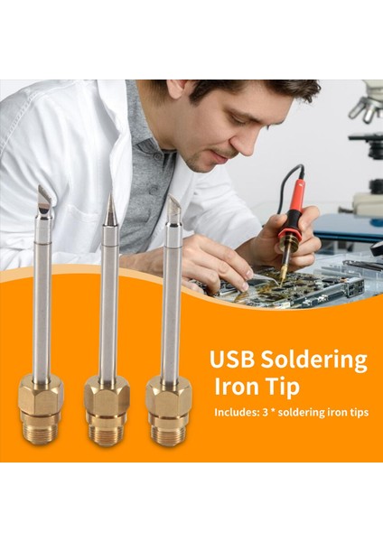 510 Arabirim Havalandırma Demir Ucu USB Lehimleme Demir Uç 5V Pil Havalandırma Demir Uç Ustartma Yeniden Işleme Aksesuarları (Yurt Dışından) fırsatları