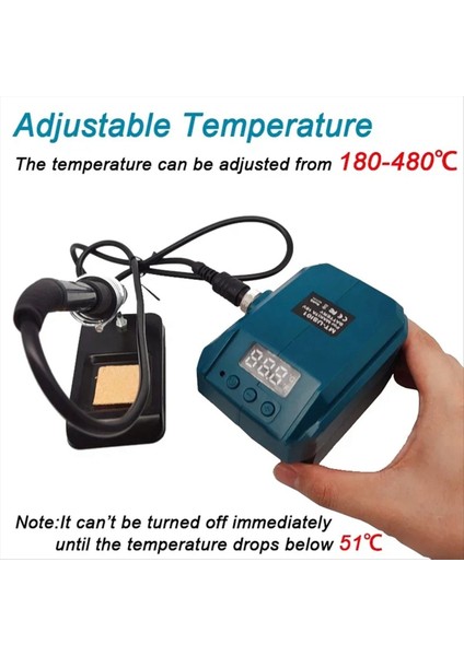 60W 480 ° C Taşınabilir Kablosuz Elektrikli Havalandırma Demir Makita 18V Pil Için Çok Fonksiyonlu Elektrikli Kaynak Makinesi (Yurt Dışından) indirimleri