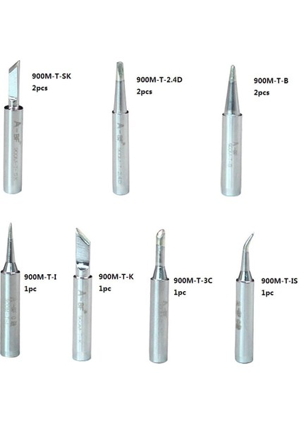 10PCS 900M-T Lehimleme Demir Ipuçları Gümüş (Yurt Dışından) fırsatları
