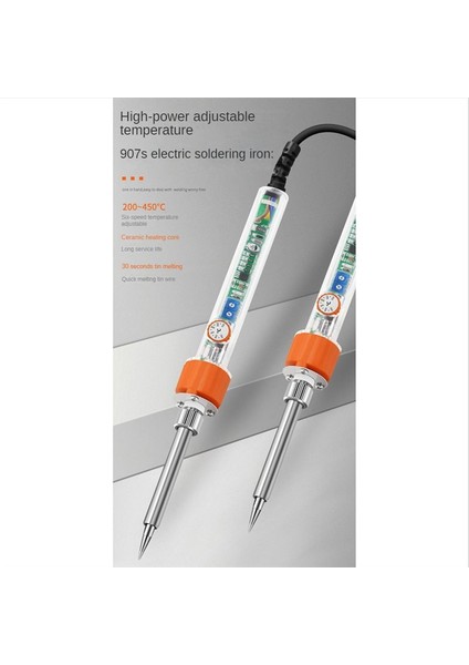 907S Dahili Isıtma Tipi Lehekleme Demir 60W Termostat Ev Seti Lehimleme Onarımı Lehimleme Ab Fişi (Yurt Dışından) fırsatları