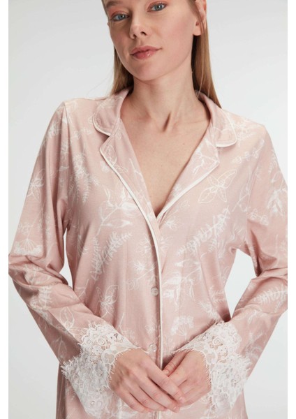 Cotton Modal Uzun Kol Gecelik fiyatları