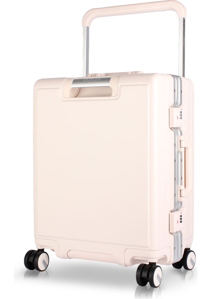 Luna Pc Policarbon Kabin Boy Valiz Pembe