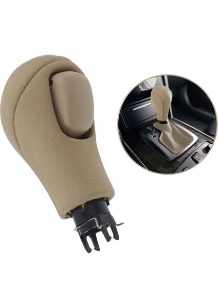 Araba Dişli Vites Düğmesi Kafası 34910-JK03A 34910-1LA6C Infiniti G25 G37 FX37 EX37 QX70 Q60 QX50 QX70 2008-2015 Abs Beige (Yurt Dışından) modelleri