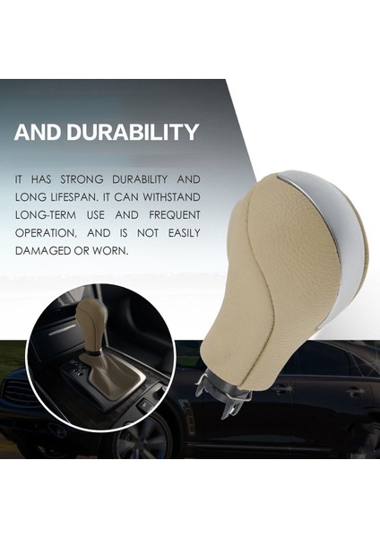 Araba Dişli Vites Düğmesi Kafası 34910-JK03A 34910-1LA6C Infiniti G25 G37 FX37 EX37 QX70 Q60 QX50 QX70 2008-2015 Abs Beige (Yurt Dışından) indirimleri