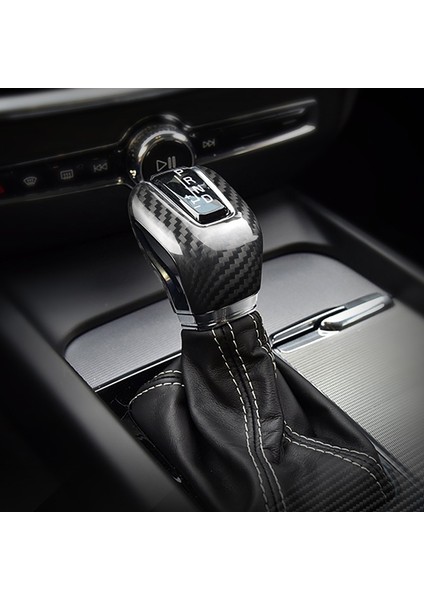 Volvo XC60 XC90 S60 V60 Karbon Fiber Çıkartma Araç Dişli Vites Değiştirme Düğmesi Kapak Iç Trim Aksesuarları (Yurt Dışından) fiyatları