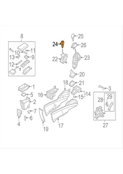 5 Vitesli Manuel Vites El Topu + Manuel Kaydırma Kapağı Honda Civic Için Deri Vardiya Toz Kapağı 2006-2011 54102-SNA-A02 (Yurt Dışından) fırsatları