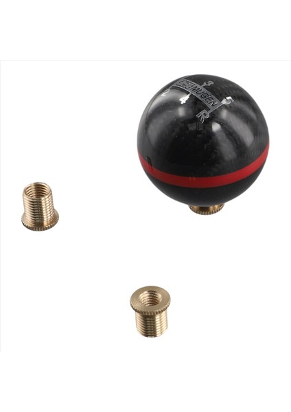 Mugen Karbon Fiber Manuel Şanzıman 5 Hızlı Yarış Dişli Vardiyası Düğmesi Yuvarlak Kırmızı (Yurt Dışından)