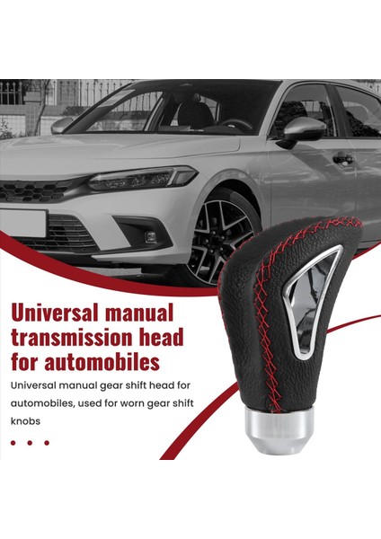 Evrensel Deri Otomatik Matik Vardiya Camion Manuel Dişli Çubuk Vites Değiştirici Kol Knob (Yurt Dışından) fırsatları