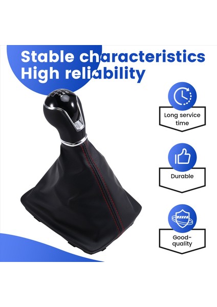 6 Hızlı Araba Dişli Vites Değiştirici Düğme Kolu Koltuk Için Toz Geçirmez Kapalı Leon 5doors Araba Parçaları Sol El Sürücüsü (Yurt Dışından) fırsatları