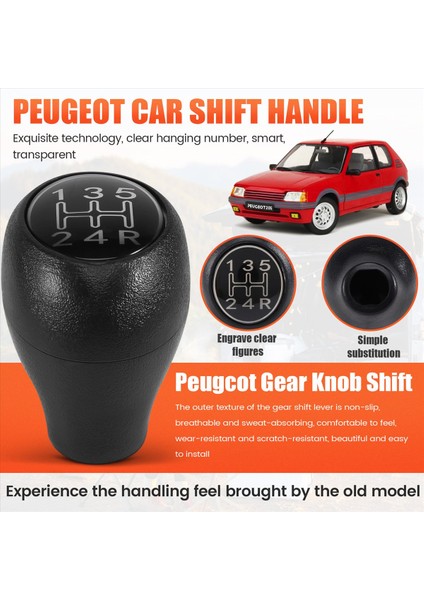 5 Hızlı Manuel Araç Dişli Vites Değiştirme Kilitli Kollu Koyu Sopa Peugeot 504 505 309 205 Ctı Gümüş Abs (Yurt Dışından) fırsatları
