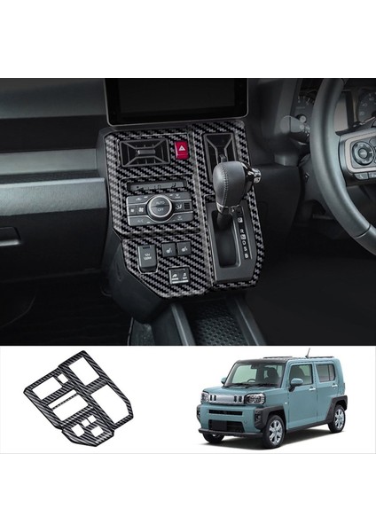 Daihatsu Taft 2024 Rhd Araba Iç Aksesuarları Için Araba Dişli Vites Çerçeve Dişli Vites Paneli Döşeme Karbon Fiber Desen (Yurt Dışından) indirimleri