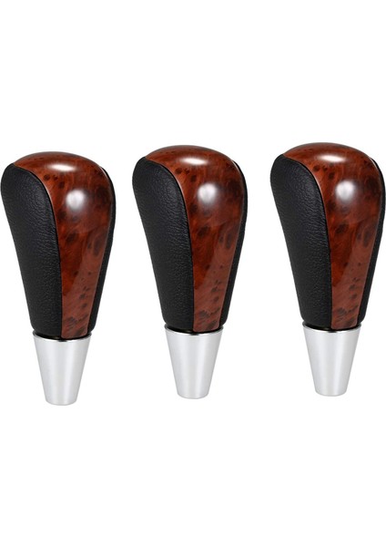 Toyota Prado Için 3x Araba Vardiyalı Knob Dişli Vites Knob Kolu Vites Değiştirici Lexus Hilux 2011 Crown Rav4 Fortune 2012 Siyah (Yurt Dışından)