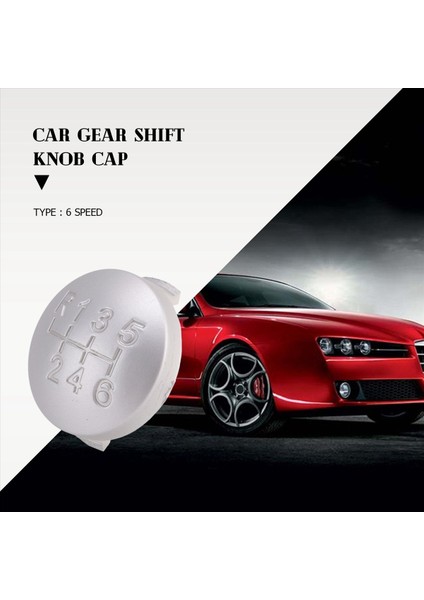 6 Hızlı Mat Dişli Vites Düğmesi Kapağı Kapak Alfa Için Vançoz Kılıf Kapağı Alfa Romeo 159 Brera Spider 2005-2011 55344557 (Yurt Dışından) fiyatları