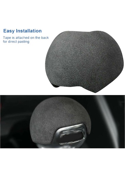 Araba Süet Stil Dişli Vardiya Knob Kapak For-Audi A3 8V S3 2020 2019 2018 2017 2016 2015 2014 (Yurt Dışından) modelleri