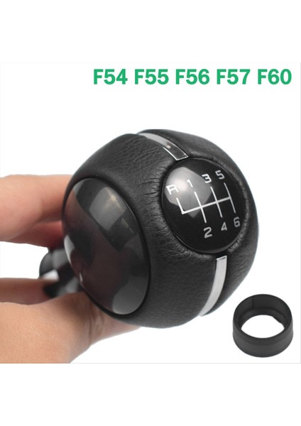 Mini Cooper F54 F55 F56 F57 F60 Için Siyah+Beyaz Dişli Vardiya Knob 6 Hız (Yurt Dışından) fırsatları