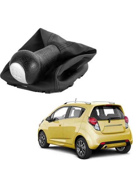 Chevrolet Spark Için Gaiter Boot ile Araba 5 Hızlı Dişli Çubuk Vites Düğmesi 2009-2011 2013 2015 2015 2016 Aksesuarları (Yurt Dışından) indirimleri