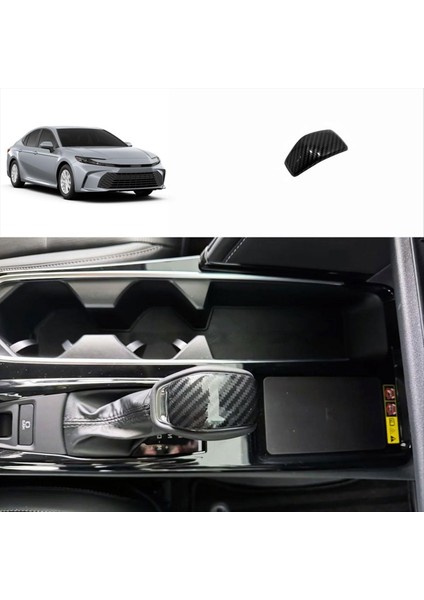 Toyota Camry 2024 2025 Aksesuarlar Için Araç Dişli Vites Düğmesi Kapak Döşeme Kalıplama Karbon Fiber (Yurt Dışından) indirimleri
