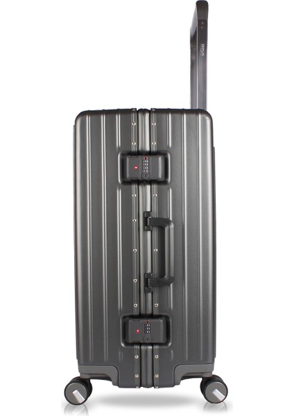 Luna Pc Policarbon 2'li Valiz Seti (Kabin ve Orta) Antrasit indirimleri