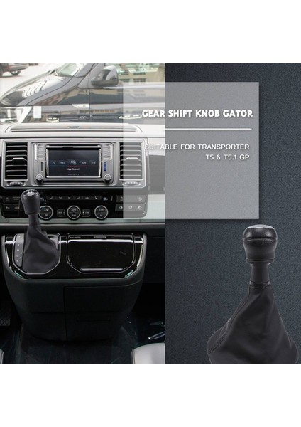 Volkswagen Taşıyıcı T5 T5 1 Siyah Için Kauçuk Dişli Vites Knob Gator (Yurt Dışından) fırsatları