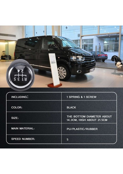 Volkswagen Taşıyıcı T5 T5 1 Siyah Için Kauçuk Dişli Vites Knob Gator (Yurt Dışından) indirimleri