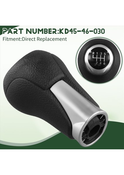 6 Hızlı Araba Kılavuzu Şanzıman Dişli Vardiyası Koya Siyah Kol KD45-46-030 Mazda 3 6 Cx-5 2013-2016 (Yurt Dışından) indirimleri