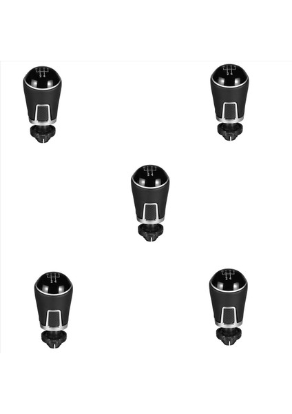 5x Dişli Vites Knob Manuel Dişli Vites Sopa Kafa Tutma Seviyesi Evrensel 5 Hız Volkswagen Jetta Golf (Yurt Dışından)