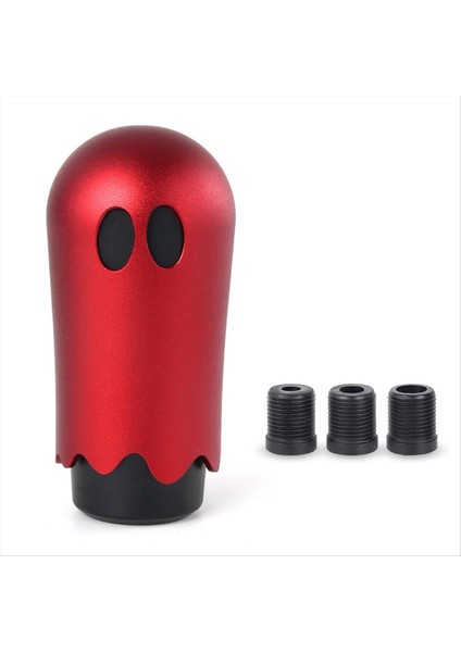 Araba Dişli Vites Kolu Cadılar Bayramı Tarzı Hayalet Vites Düğmesi 3 Adaptör M8/10/12 Kişiselleştirilmiş Yaratıcılık Araba Dekorasyonu C (Yurt Dışından)