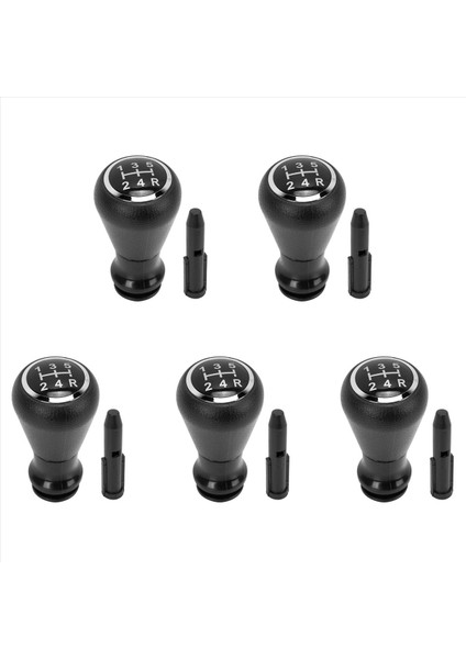 5x Araba 5 Hızlı Dişli Çubuk Vardiya Knob Kafası Peugeot 106 107 205 206 207 405 Citroen C1 C3 C4 (Yurt Dışından)