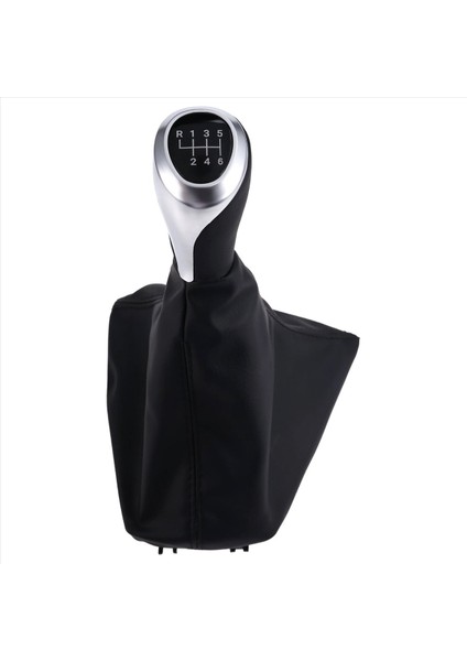 Bmw 1 3 Serisi F20 F30 2011-2016 Rhd Için Pu Deri Toz Geçiren Boot ile Araba 6 Hızlı Kılavuzlu Dişli Kol Stick Düğmesi (Yurt Dışından)