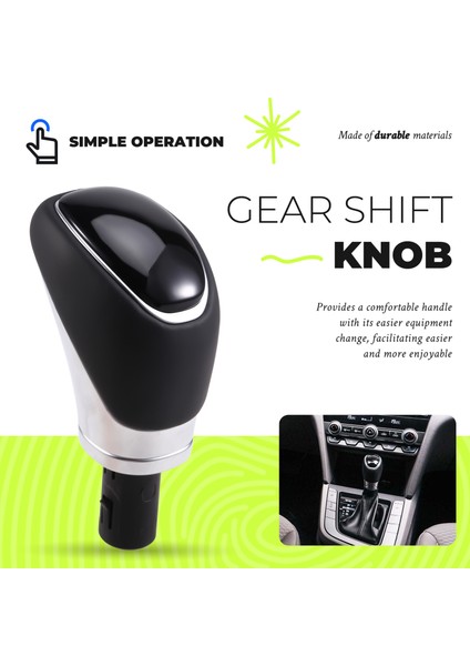 46720F2100 Hyundai Elantra Için Otomatik Dişli Vites Düğüm Dişli Vardiya Kolu 2016-2019 Pu Deri (Yurt Dışından) fırsatları