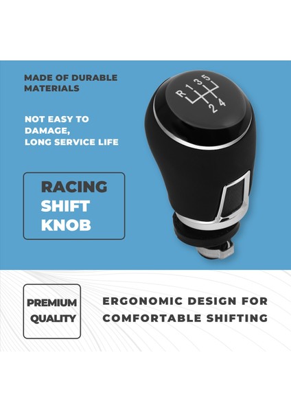 Dişli Vites Knob Manuel Dişli Vites Kara Sopa Kafa Sapı Seviye Evrensel 5 Hız Volkswagen Jetta Golf (Yurt Dışından) indirimleri