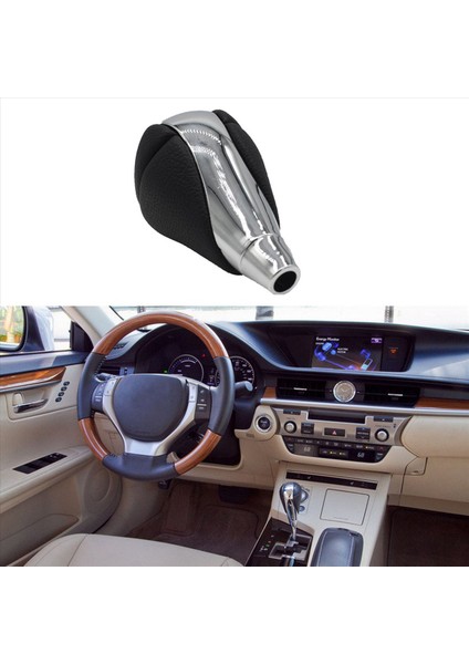 3x Araç Otomatik Dişli Vites Stick Düğmesi Shıfter Kafa Lexus ES300 IS250 LS400 Toyota Jestera Matrıx Hılux Chrome (Yurt Dışından) modelleri
