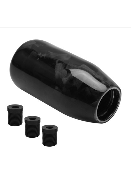 Çoğu Araba Süslemesi Aksesuarları SFN091 Siyah Için Evrensel Dövme Fiber Dişli Vites Düğmesi Silindirik Vardiya Düğmesi (Yurt Dışından) modelleri