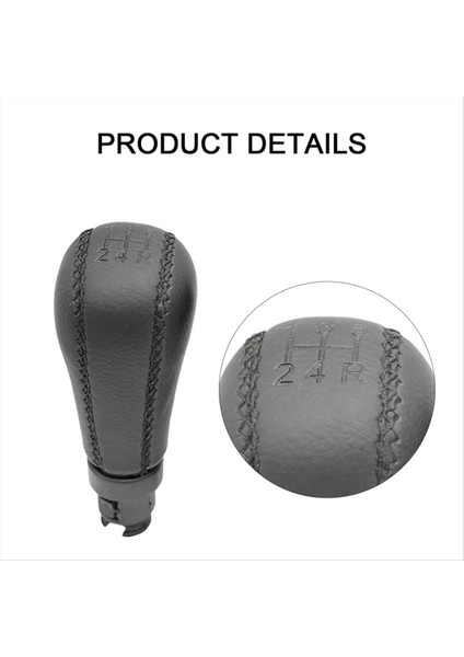 Volvo Için 2x S60 S80 V70 XC70 Pu Deri Dişli Vites Knob Hentbol Aksesuarları 5 Hızlı (Yurt Dışından) modelleri