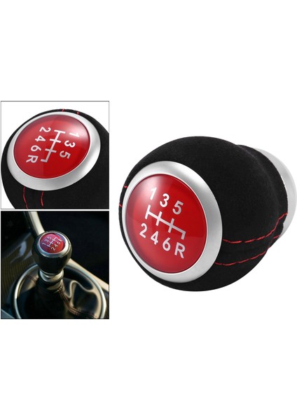 6 Hızlı Araba Kılavuzu Vites Değiştirme Düğmesi Dişli Vites Subaru Impreza Wrx Stı Outback Forester 2009-2019 (Yurt Dışından) modelleri