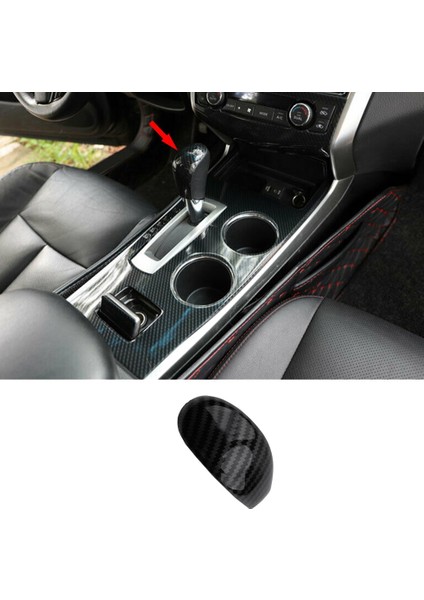 Karbon Fiber Merkez Konsol Dişli Vites Düğmesi Trim Vardiya Kolu Nissan Tana Altima 2013-2018 Dekorasyon (Yurt Dışından) fiyatları