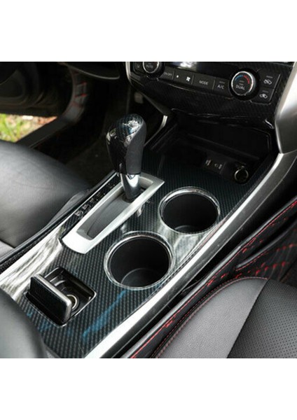 Karbon Fiber Merkez Konsol Dişli Vites Düğmesi Trim Vardiya Kolu Nissan Tana Altima 2013-2018 Dekorasyon (Yurt Dışından) fırsatları