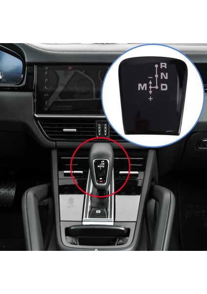 Porsche Cayenne 2018-2023 Için Araba Dişli Vites Düğmesi Paneli Trim Kapağı (Yurt Dışından) indirimleri