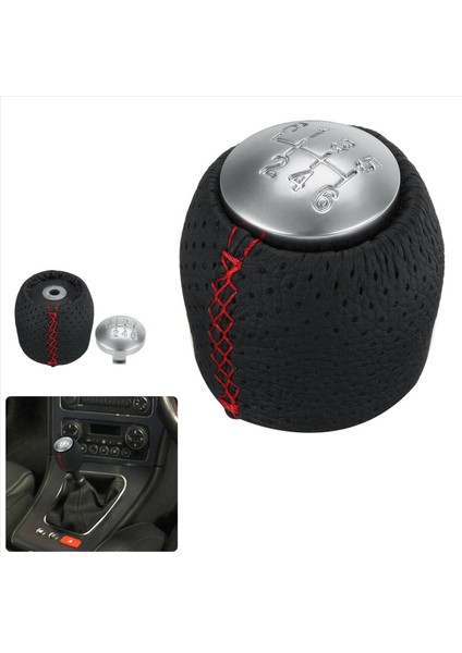 3x 6 Hızlı Manuel Vites Değiştirme Düğmesi Vites Kolu Hentball Alfa Için Romeo 159 Brera Örümcek 05-11 (Yurt Dışından)