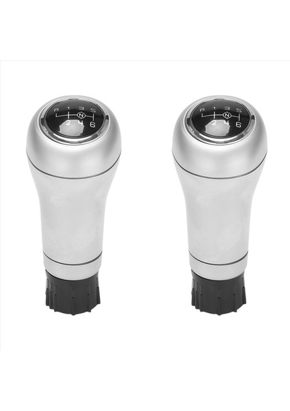 2x 6 Hızlı Manuel Dişli Vites Değiştirme Düğmesi Değiştirici Kol Çubuğu Mercedes Benz C/e/glk W203 W204 C300 W207 W212 E260 (Yurt Dışından)